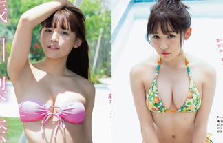 浅川梨奈 現役JKのFカップぐうシコボディが夏休み突入で開放的に…!【エロ画像24枚】