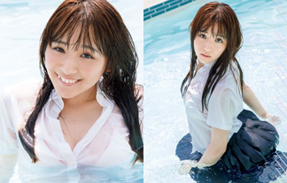 浅川梨奈 巨乳化が止まらない18歳恵体アイドルが制服姿でズブ濡れに！【エロ画像16枚】