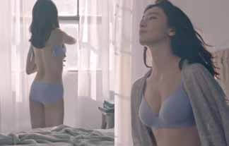 小嶋陽菜が着替えを盗撮される…下着おっぱい、プリっとしたお尻がたまらんwww【エロ画像44枚】