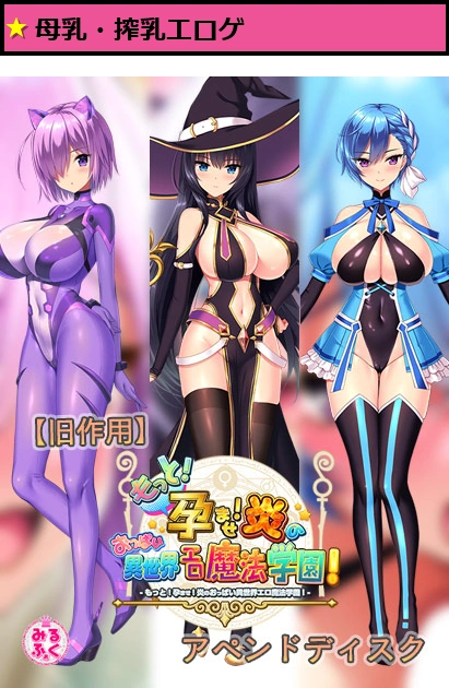 【旧作用】もっと！孕ませ！炎のおっぱい異世界エロ魔法学園！アペンドディスク