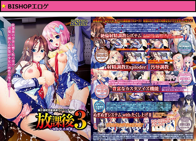 放課後3 ?狙われた純潔?【萌えゲーアワード2016 エロス系作品賞BLACK 受賞】