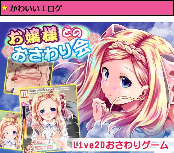お嬢様とのおさわり会
