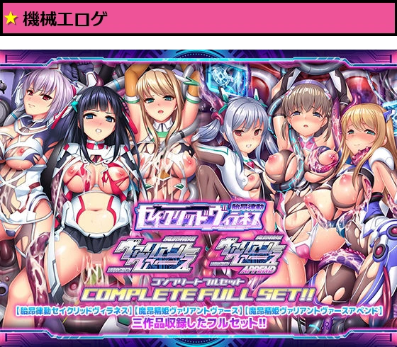 「胎昂律動セイクリッドヴィラネス」「魔昂精姫ヴァリアントヴァース」「魔昂精姫ヴァリアントヴァース・アペンド」コンプリートフルセット