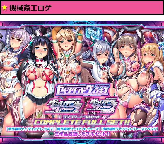 「胎昂律動セイクリッドヴィラネス」「魔昂精姫ヴァリアントヴァース」「魔昂精姫ヴァリアントヴァース・アペンド」コンプリートフルセット