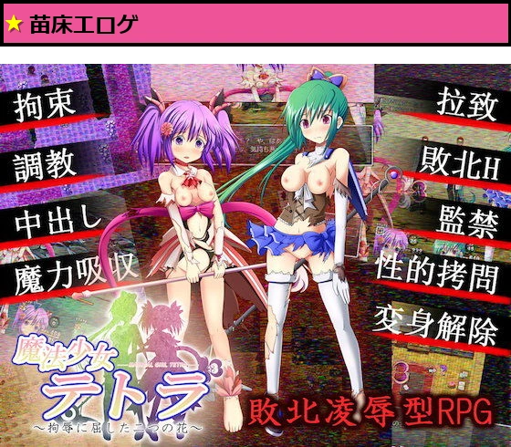 魔法少女テトラ 〜拘辱に屈した二つの花