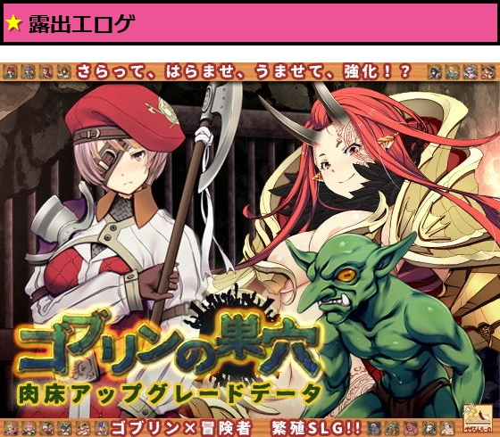 ゴブリンの巣穴 patch.2 肉床アップグレードデータ