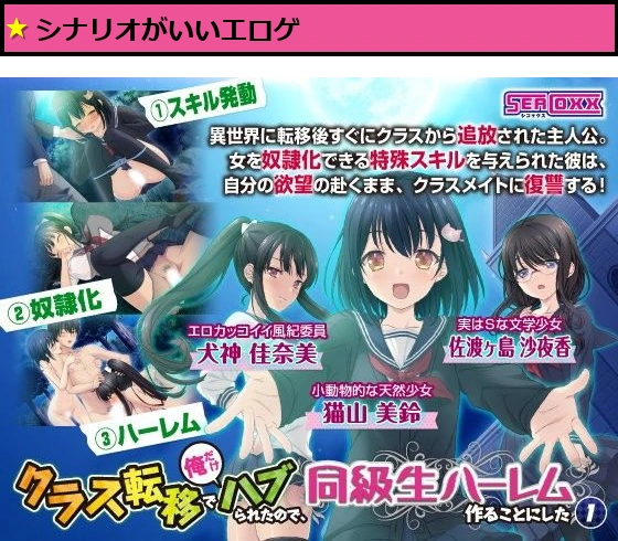 クラス転移で俺だけハブられたので、同級生ハーレム作ることにした 1