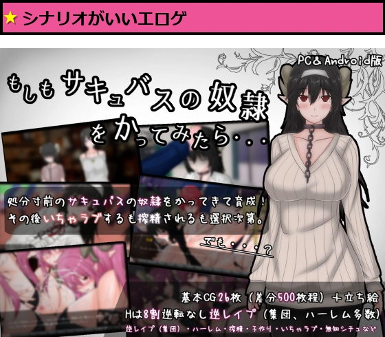 もしもサキュバスの奴●をかってみたら・・・