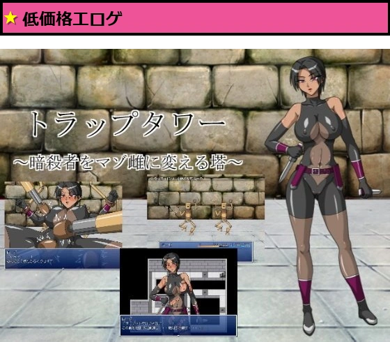 トラップタワー ?暗殺者をマゾ雌に変える塔?