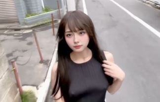 こんなGカップ美女がノーブラでチクポチ透けさせて街を歩いている事案ｗｗｗｗｗ【はづき】