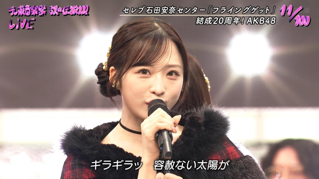 石田安奈の露出した太もも