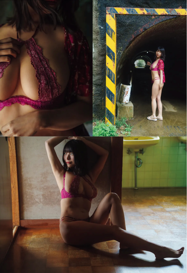 市原薫の巨乳セミヌード