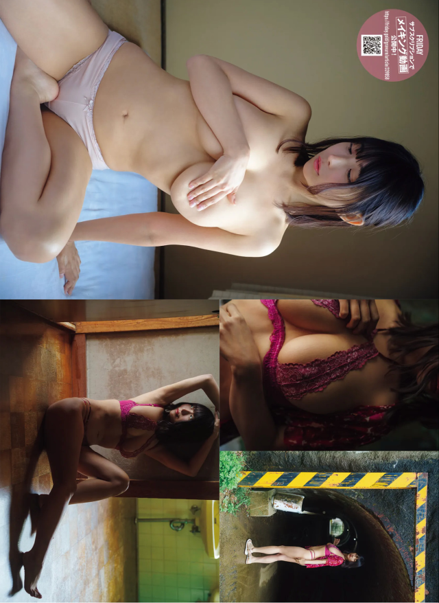 市原薫の巨乳セミヌード