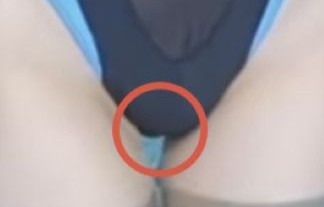 えなこ、エロいマンスジを解禁ｗｗ透け透け競泳水着でおっぱい半分以上見せちゃってます！！ｗ